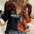 Papua New Guinea Personalised Women Casual Shirt Grunge Style 49th Independence Anni