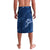 Aloha Hawaii Floral Tapa Lavalava Patchwork Navy - Polynesian Pride