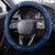 Aloha Hawaii Floral Tapa Steering Wheel Cover Patchwork Navy - Polynesian Pride