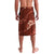 Aloha Hawaii Floral Tapa Lavalava Patchwork Crimson - Polynesian Pride