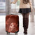 Aloha Hawaii Floral Tapa Luggage Cover Patchwork Crimson - Polynesian Pride