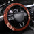 Aloha Hawaii Floral Tapa Steering Wheel Cover Patchwork Crimson - Polynesian Pride