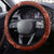Aloha Hawaii Floral Tapa Steering Wheel Cover Patchwork Crimson - Polynesian Pride