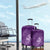 Aloha Hawaii Floral Tapa Luggage Cover Patchwork Violet - Polynesian Pride
