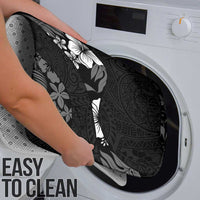 Aloha Hawaii Floral Tapa Bathroom Set Patchwork Charcoal - Polynesian Pride