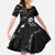 Aloha Hawaii Floral Tapa Family Matching Tank Maxi Dress and Hawaiian Shirt Patchwork Charcoal - Polynesian Pride