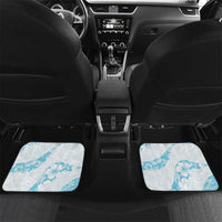 Aloha Hawaii Floral Tapa Car Mats Patchwork Turquoise - Polynesian Pride
