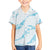 Aloha Hawaii Floral Tapa Family Matching Summer Maxi Dress and Hawaiian Shirt Patchwork Turquoise - Polynesian Pride