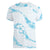 Aloha Hawaii Floral Tapa Women V-Neck T-Shirt Patchwork Turquoise - Polynesian Pride