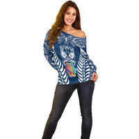 personalised-kia-kaha-te-reo-maori-off-shoulder-sweater-hei-tiki-mix-koru-navy-blue
