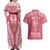 personalised-kia-kaha-te-reo-maori-couples-matching-off-shoulder-maxi-dress-and-hawaiian-shirt-hei-tiki-mix-koru-pink