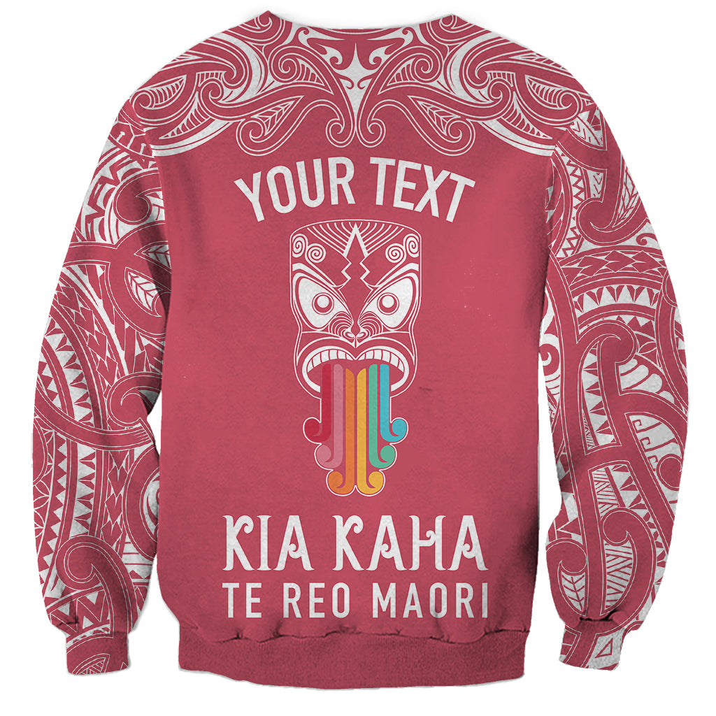 personalised-kia-kaha-te-reo-maori-sweatshirt-hei-tiki-mix-koru-pink
