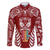 personalised-kia-kaha-te-reo-maori-family-matching-long-sleeve-bodycon-dress-and-hawaiian-shirt-hei-tiki-mix-koru-red