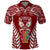 Personalised Kia Kaha Te Reo Maori Polo Shirt Hei Tiki Mix Koru - Red LT7 Red - Polynesian Pride