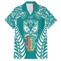 personalised-kia-kaha-te-reo-maori-kid-hawaiian-shirt-hei-tiki-mix-koru-teal