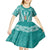 personalised-kia-kaha-te-reo-maori-kid-short-sleeve-dress-hei-tiki-mix-koru-teal