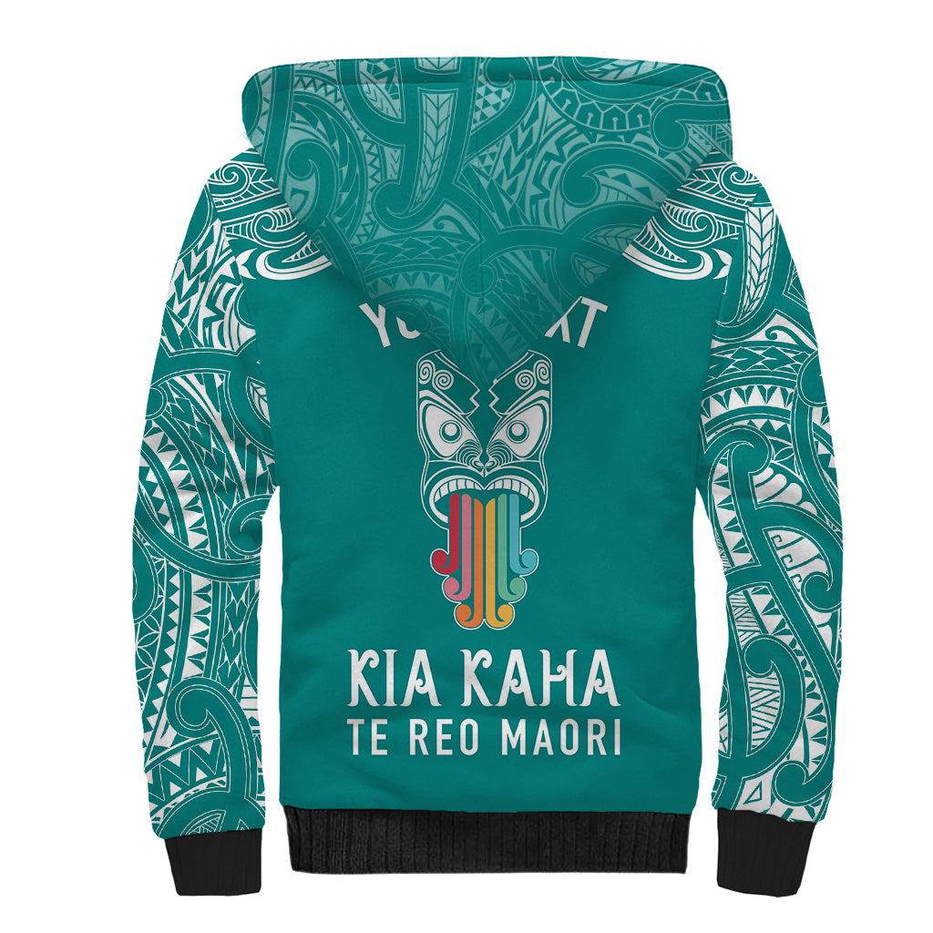personalised-kia-kaha-te-reo-maori-sherpa-hoodie-hei-tiki-mix-koru-teal