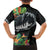 Outrigger Canoe Black Family Matching Summer Maxi Dress and Hawaiian Shirt On The Waves