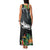 Outrigger Canoe Black Family Matching Tank Maxi Dress and Hawaiian Shirt On The Waves