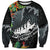 Outrigger Canoe Black Sweatshirt On The Waves