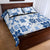 Vintage Hawaii Quilt Bed Set Hawaiian Quilt Kapa Mismatch Blue LT7 - Polynesian Pride