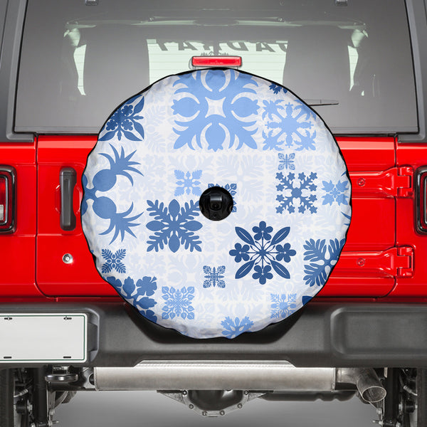 Vanuatu And Fiji Spare Tire Cover Together - Blue LT8