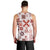 Vintage Hawaii Men Tank Top Hawaiian Quilt Kapa Mismatch Red LT7 - Polynesian Pride