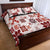 Vintage Hawaii Quilt Bed Set Hawaiian Quilt Kapa Mismatch Red LT7 - Polynesian Pride