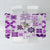 Vintage Hawaii Tablecloth Hawaiian Quilt Kapa Mismatch Purple LT7 Purple - Polynesian Pride