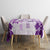 Vintage Hawaii Tablecloth Hawaiian Quilt Kapa Mismatch Purple LT7 - Polynesian Pride