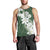 Ia Orana Tahiti Tiare Men Tank Top Sage Green Lei - Polynesian Pride