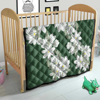 Ia Orana Tahiti Tiare Quilt Sage Green Lei - Polynesian Pride