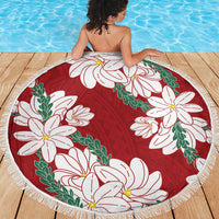Ia Orana Tahiti Tiare Beach Blanket Crimson Lei LT7 - Polynesian Pride