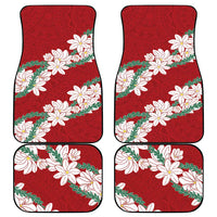 Ia Orana Tahiti Tiare Car Mats Crimson Lei LT7 - Polynesian Pride