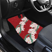 Ia Orana Tahiti Tiare Car Mats Crimson Lei LT7 - Polynesian Pride