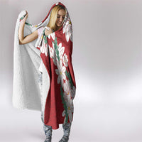 Ia Orana Tahiti Tiare Hooded Blanket Crimson Lei LT7 - Polynesian Pride