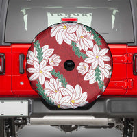 Ia Orana Tahiti Tiare Spare Tire Cover Crimson Lei LT7 - Polynesian Pride