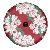 Ia Orana Tahiti Tiare Spare Tire Cover Crimson Lei LT7 - Polynesian Pride