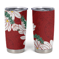 Ia Orana Tahiti Tiare Tumbler Cup Crimson Lei - Polynesian Pride