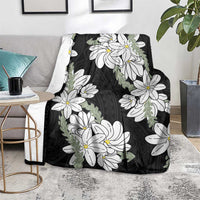 Ia Orana Tahiti Tiare Blanket Black Lei - Polynesian Pride
