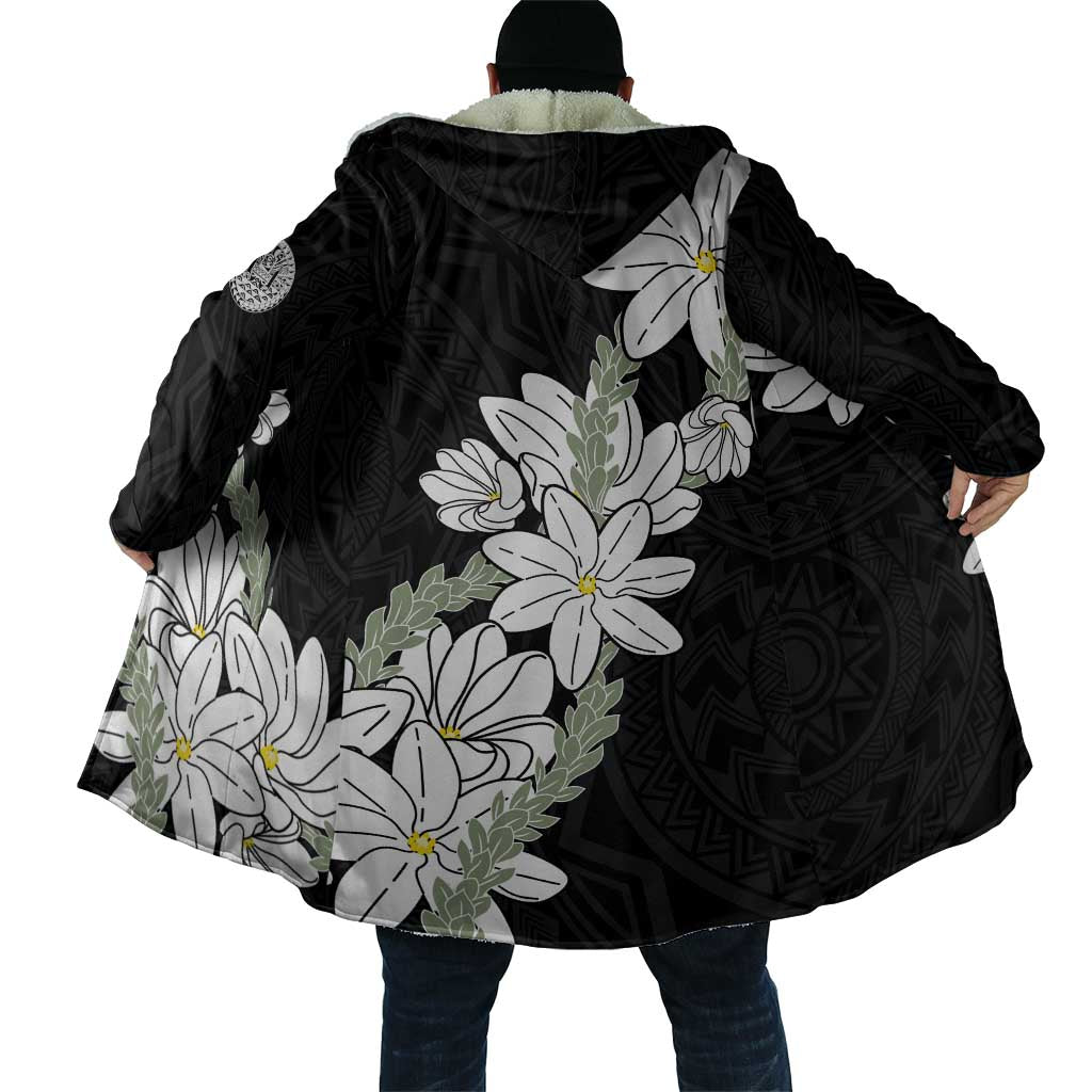 Ia Orana Tahiti Tiare Cloak Black Lei - Polynesian Pride