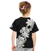 Ia Orana Tahiti Tiare Kid T Shirt Black Lei LT7 - Polynesian Pride