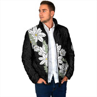 Ia Orana Tahiti Tiare Padded Jacket Black Lei - Polynesian Pride