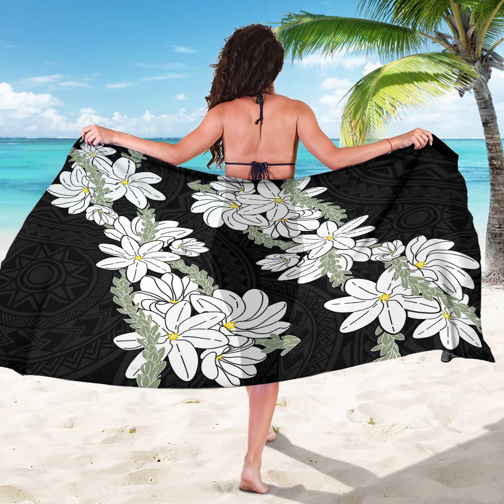 Ia Orana Tahiti Tiare Sarong Black Lei - Polynesian Pride