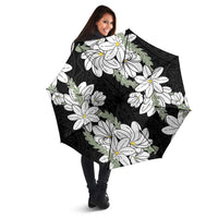 Ia Orana Tahiti Tiare Umbrella Black Lei - Polynesian Pride
