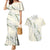 Ia Orana Tahiti Tiare Couples Matching Mermaid Dress and Hawaiian Shirt Lemon Yellow Lei - Polynesian Pride