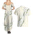 Ia Orana Tahiti Tiare Couples Matching Summer Maxi Dress and Hawaiian Shirt Lemon Yellow Lei - Polynesian Pride