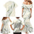 Ia Orana Tahiti Tiare Family Matching Mermaid Dress and Hawaiian Shirt Lemon Yellow Lei - Polynesian Pride