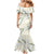 Ia Orana Tahiti Tiare Family Matching Mermaid Dress and Hawaiian Shirt Lemon Yellow Lei - Polynesian Pride