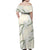 Ia Orana Tahiti Tiare Family Matching Off Shoulder Maxi Dress and Hawaiian Shirt Lemon Yellow Lei - Polynesian Pride